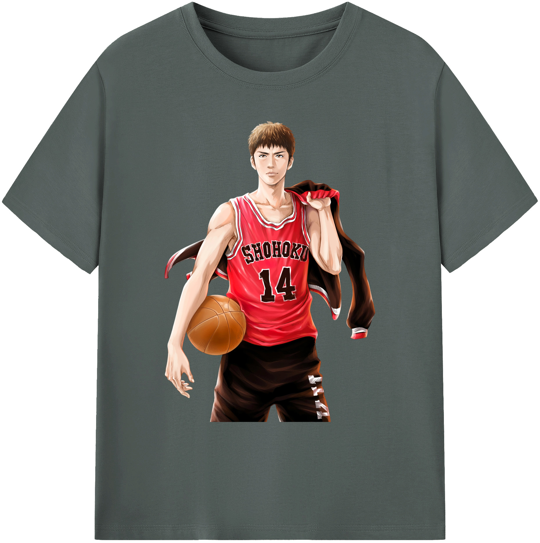 （画像用） SLAM DUNK／スラムダンク 綿100％ メンズ半袖Tシャツ｜肌触りやわらか＆通気性